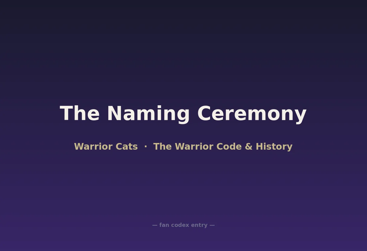 The Naming Ceremony