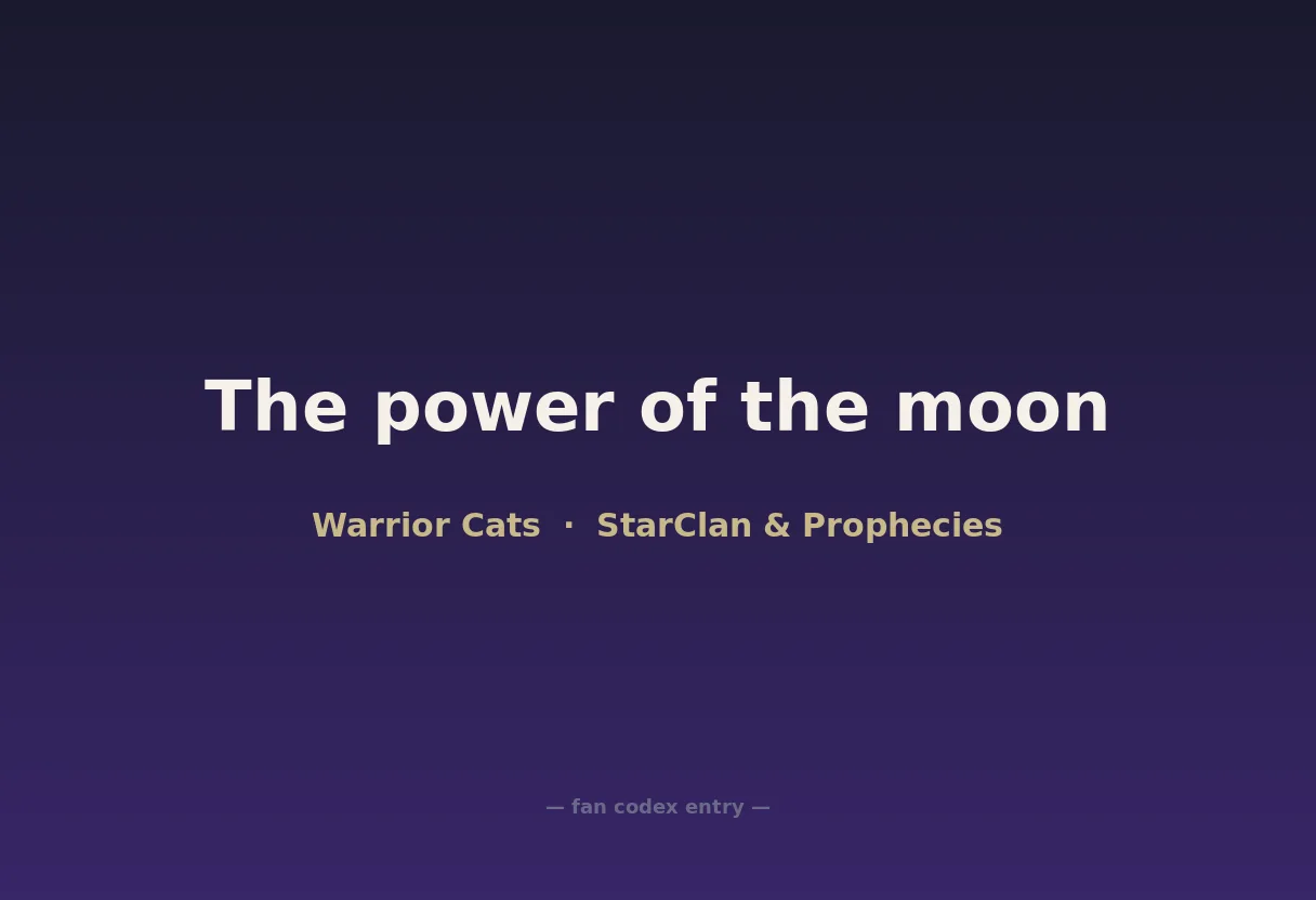 The power of the moon